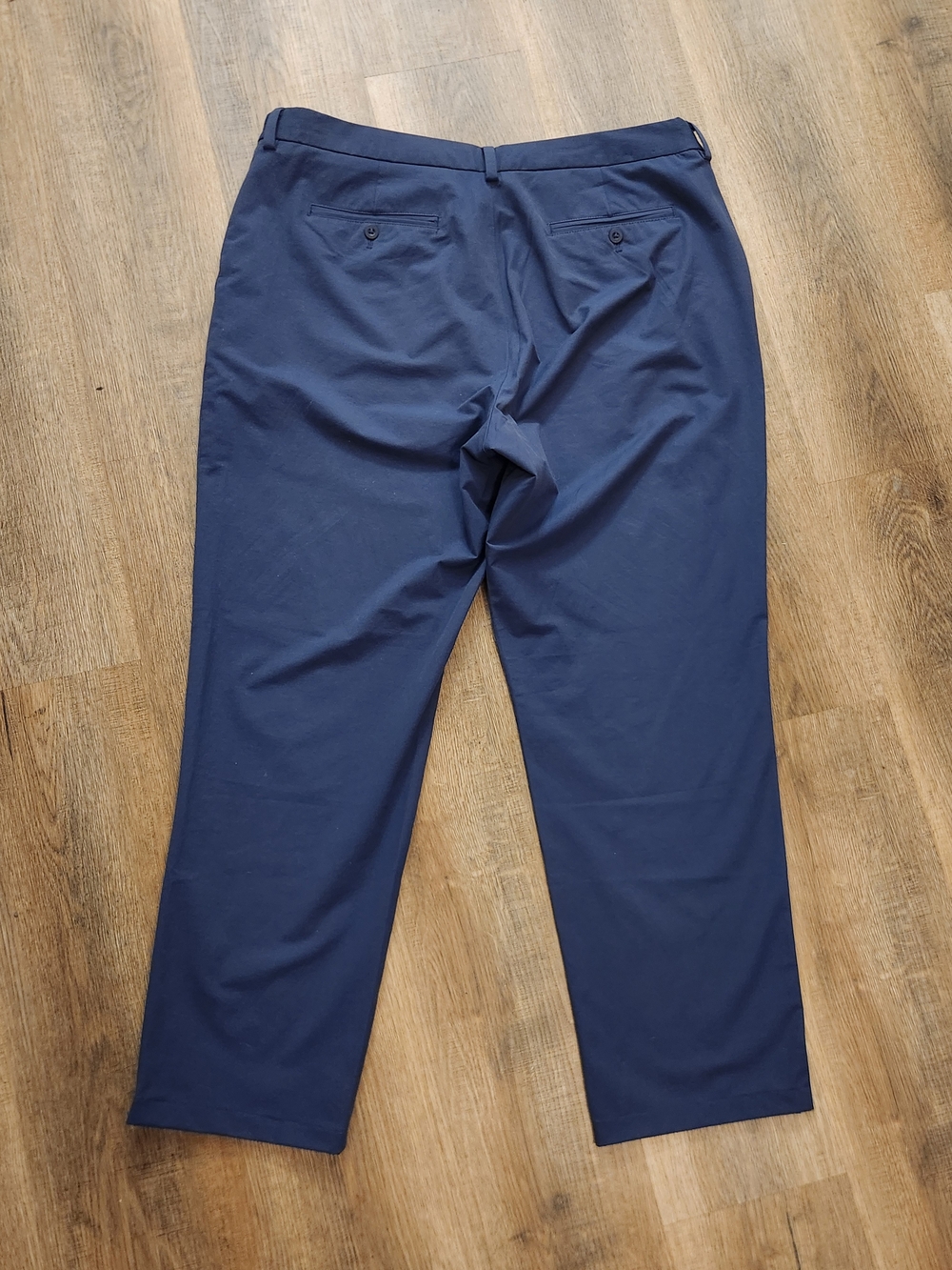 Vineyard Vines OTG Straight Fit Performance Pants Blue Stretch 38x30 Zip pocket - Picture 3 of 7